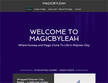 Tablet Screenshot of magicbyleah.com